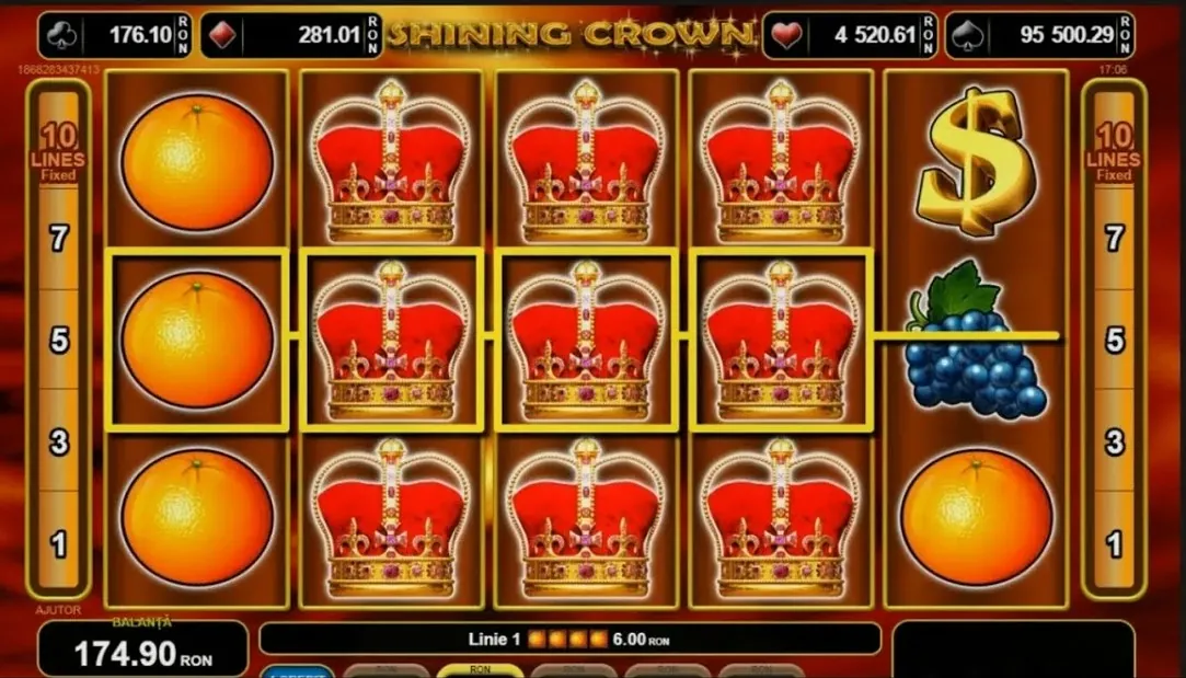 Cazinouri cu Shining Crown